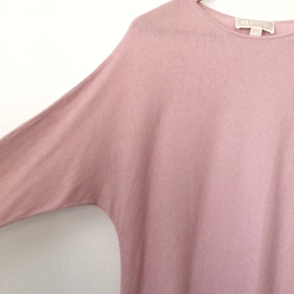 Michael Kors Knit Pink Batwing Sweater Dress - Picture 4 of 4